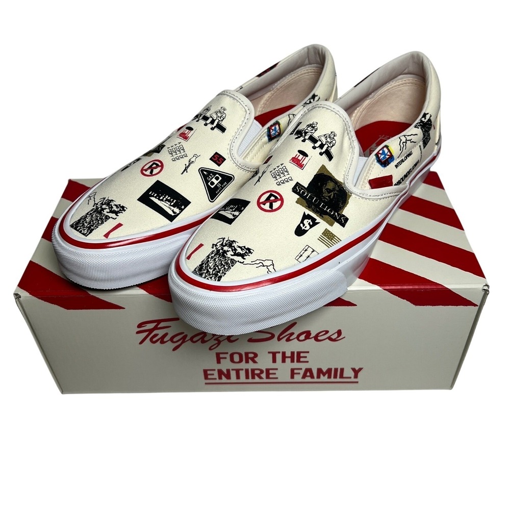 Fugazi x Vans "'98 Consumer Model" Size 10 Classic Slip Ons IN HAND